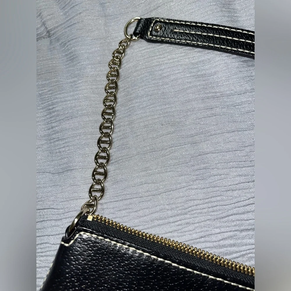 Kate Spade Women's Black Evening Bag With Gold Hardware